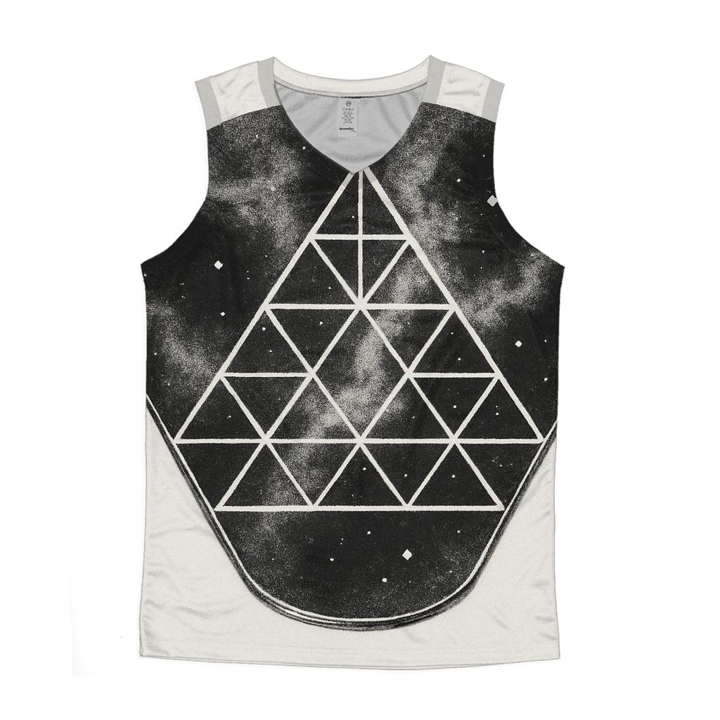 Filter Grid Nebula personalized athletic tanks