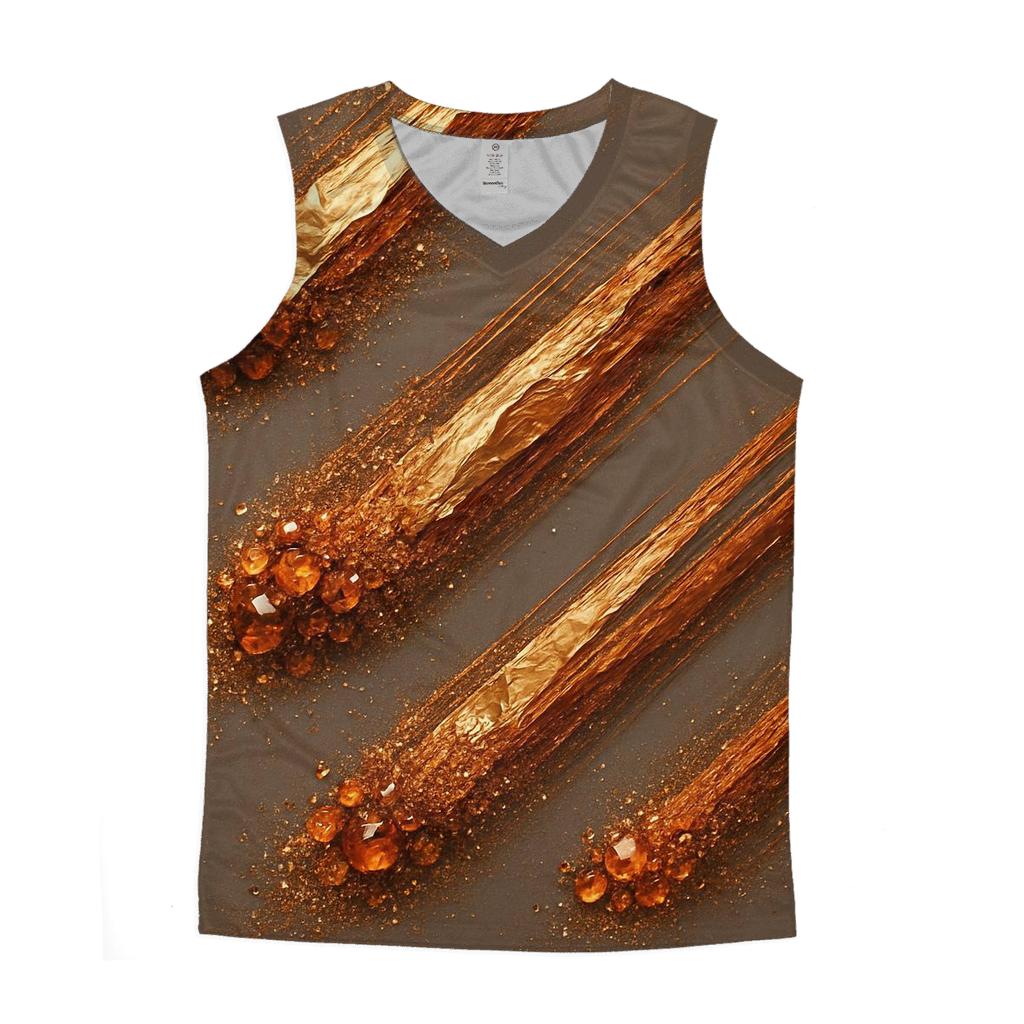 Bronze Meteor Trail trendy fitted tank tops