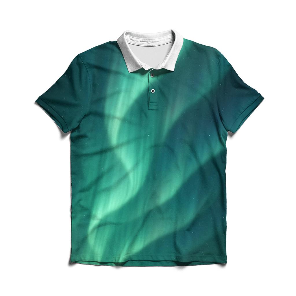 Aurora Curtain Drift premium cotton polo shirts