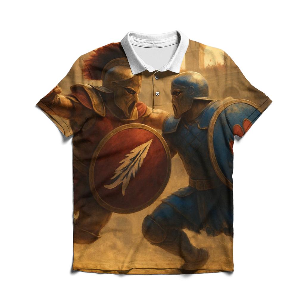 Ancient Arena Clash designer slim fit polos