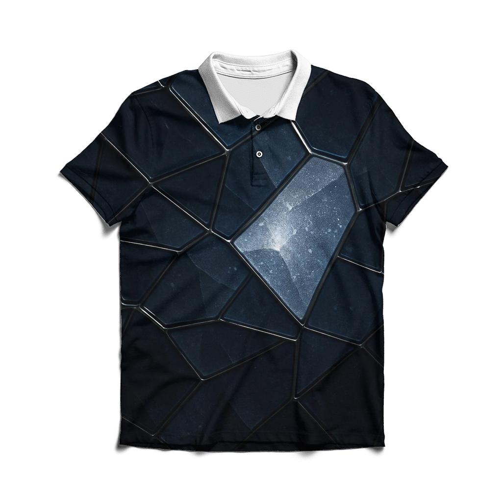Midnight Mosaic personalized polo shirts