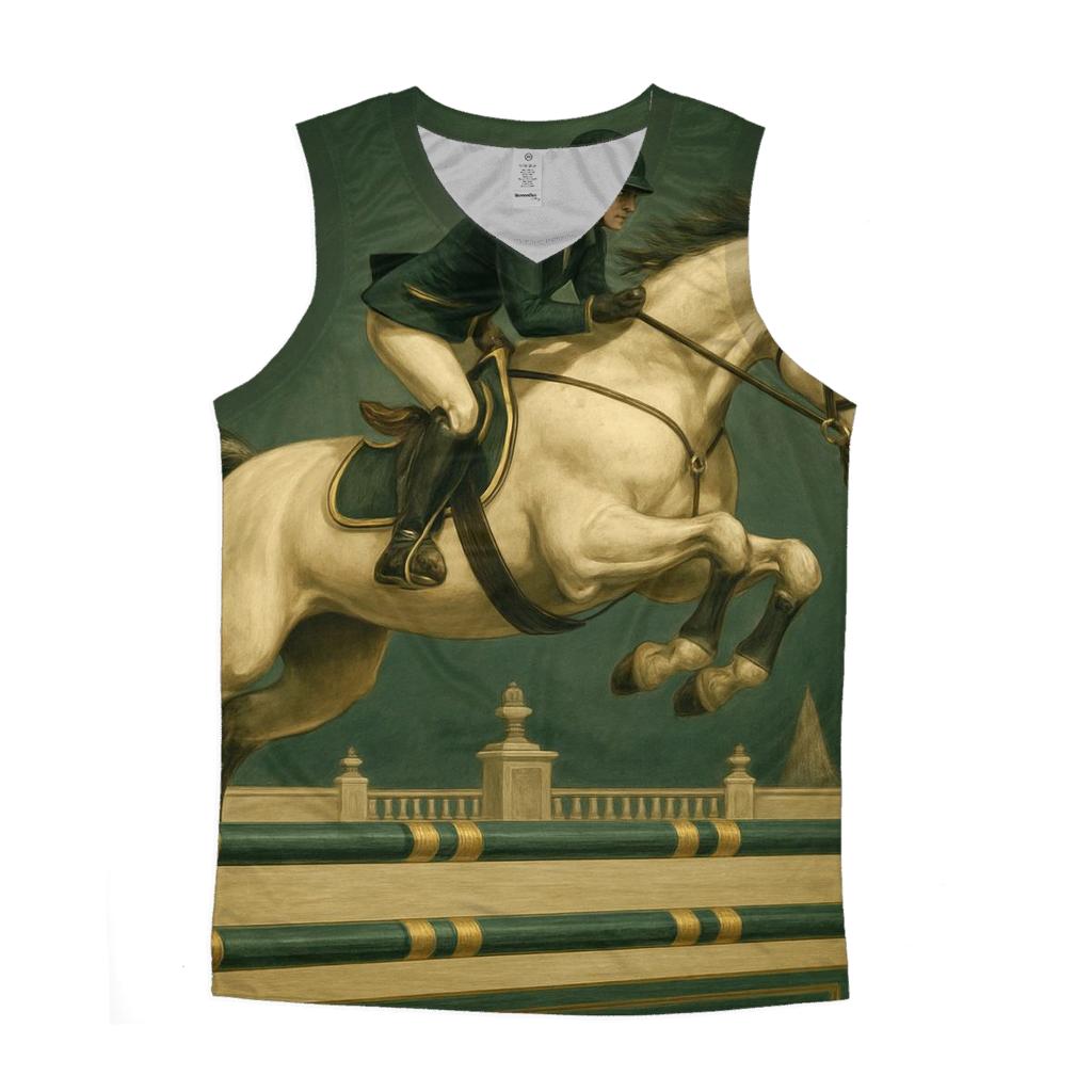 Equestrian Jump Elegance casual summer tank tops