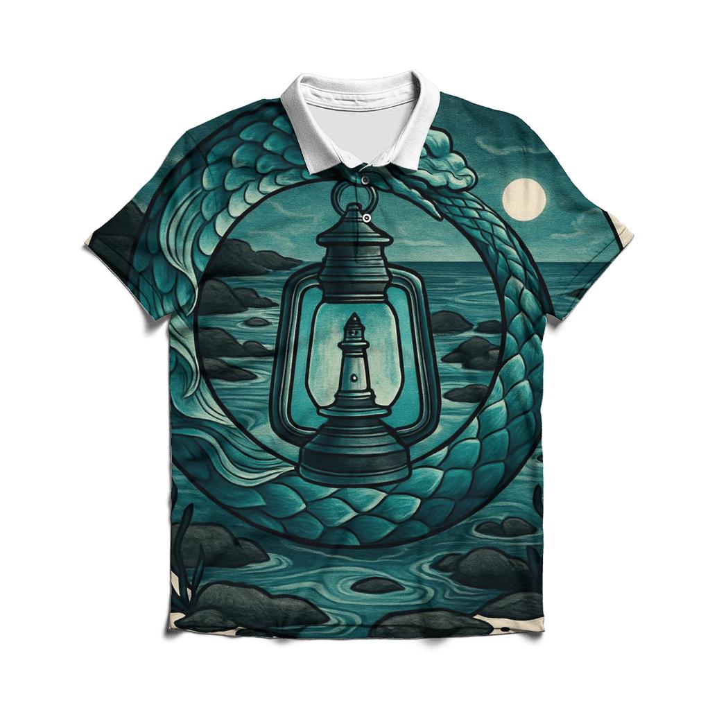 Tide Weaver Ouroboros custom polo shirts