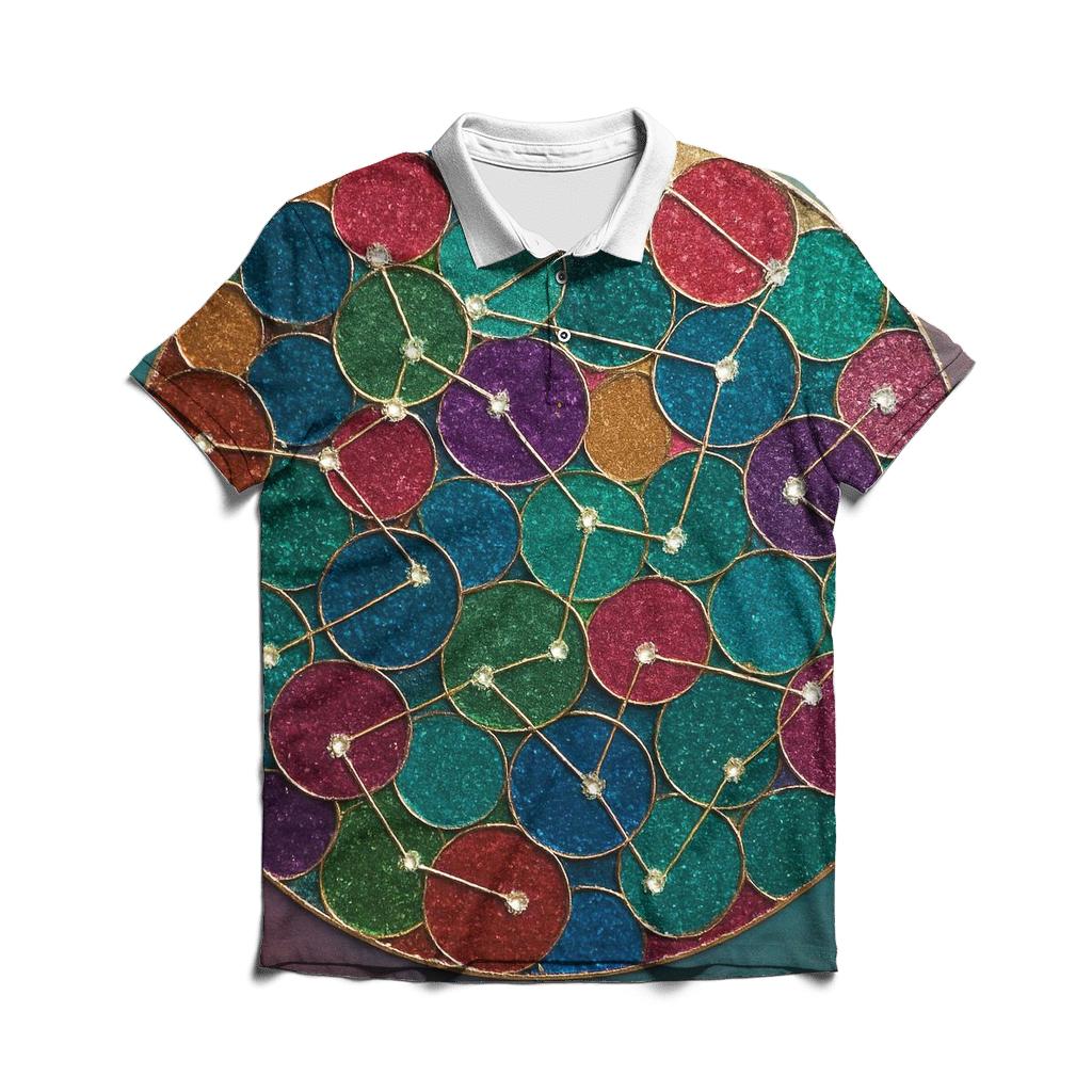 Sequin Constellation premium cotton polo shirts