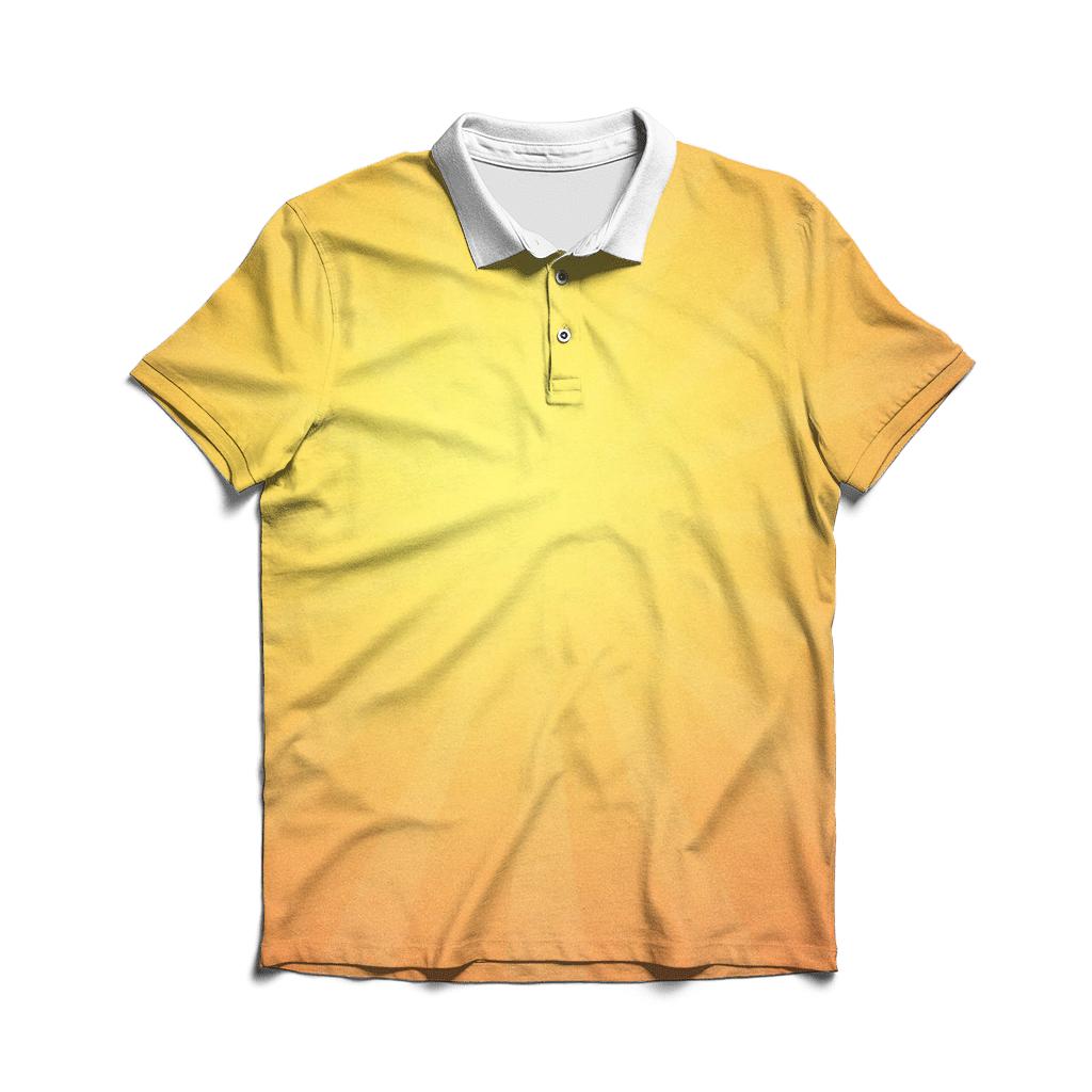 Citrus Sunrise casual sports polo shirts