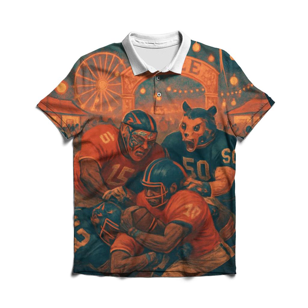 Carnival Clash Under Lanterns branded logo polo shirts