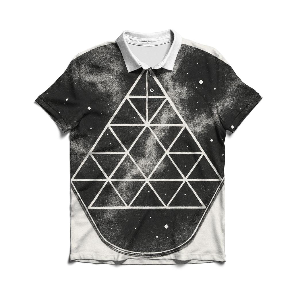 Filter Grid Nebula casual sports polo shirts