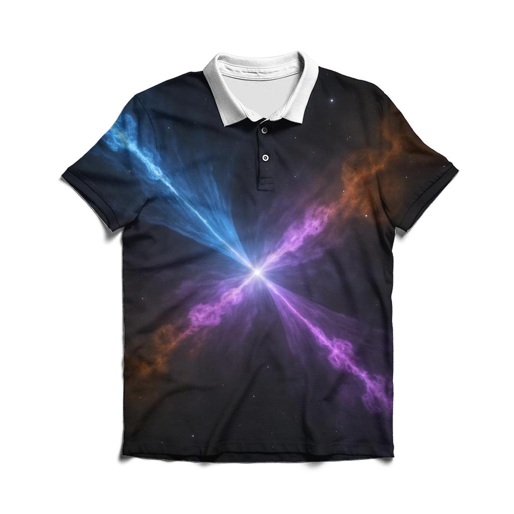 Bipolar Jet Outflow Pillars personalized polo shirts
