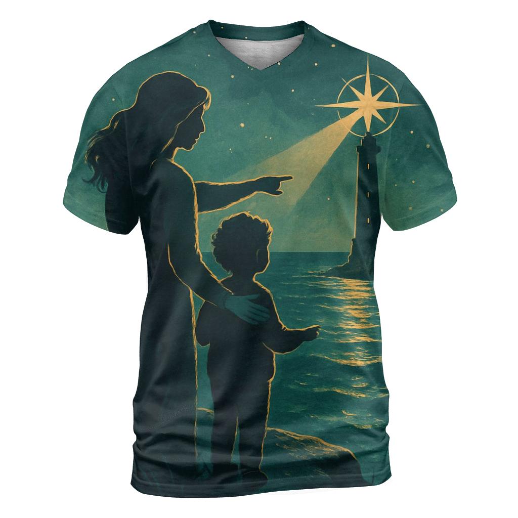 The Hearts Compass designer pattern shirts