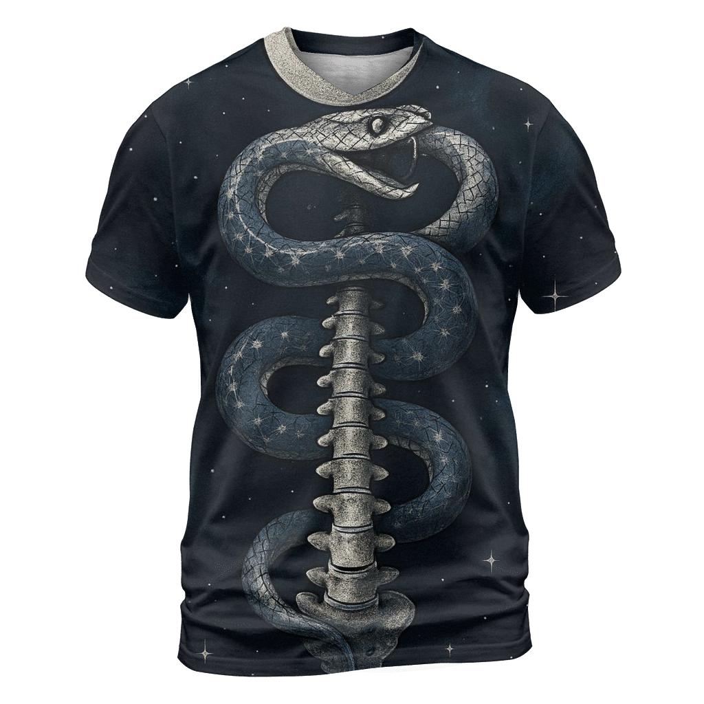 Celestial Spine Ouroboros custom all-over print shirts
