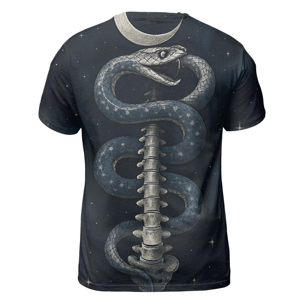 Celestial Spine Ouroboros custom all-over print shirts