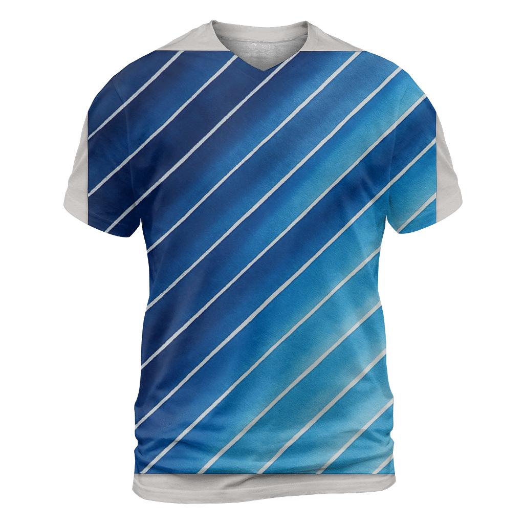 Indigo Arashi Diagonals trendy printed shirt styles