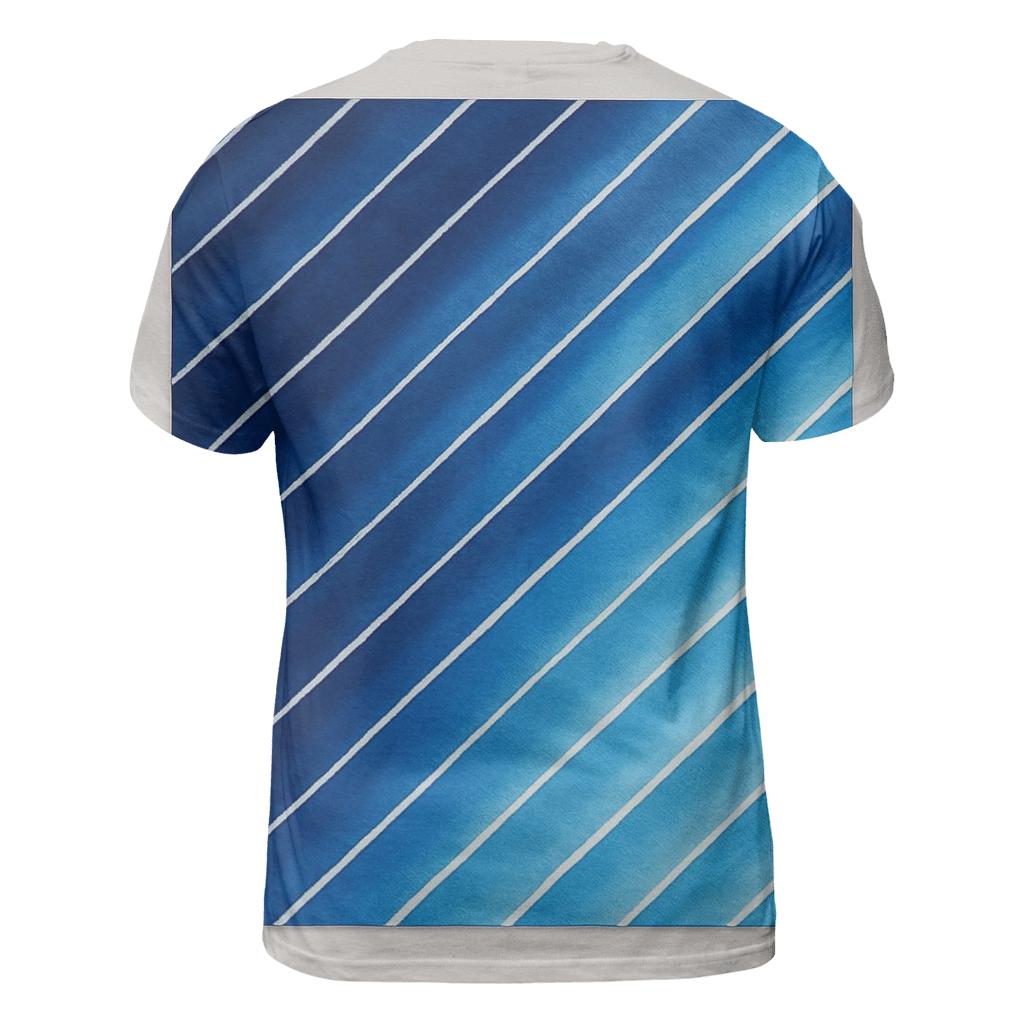 Indigo Arashi Diagonals trendy printed shirt styles