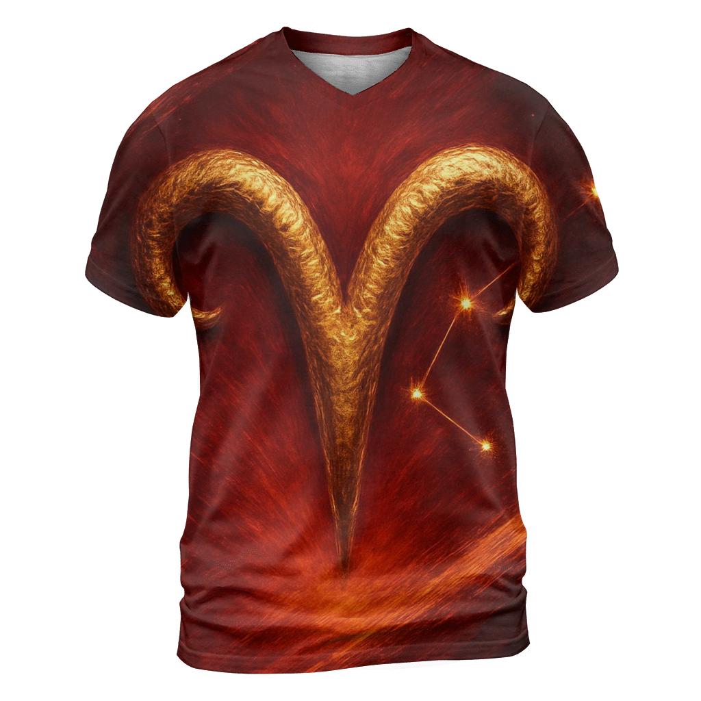 Aries Solar Flame Glyph designer pattern shirts