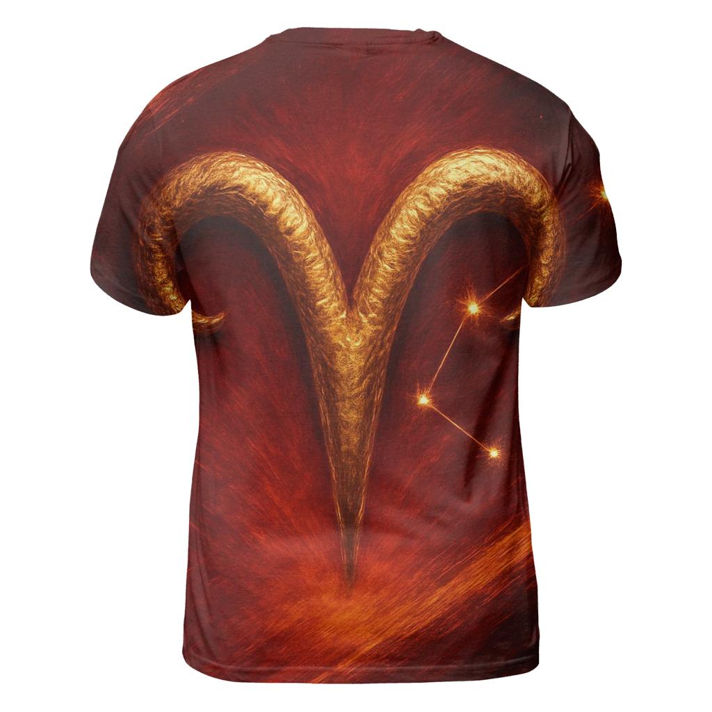 Aries Solar Flame Glyph designer pattern shirts