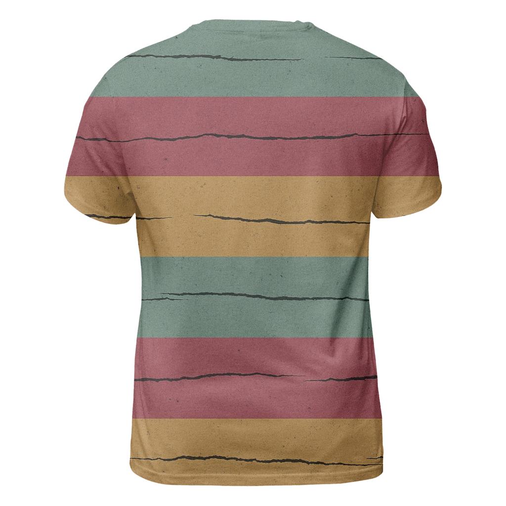 VHS Static Stripes trendy printed shirt styles