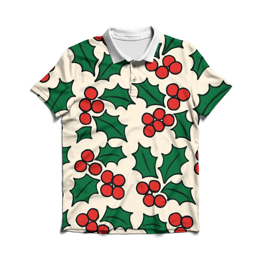 Holly Crescent Rhythm designer slim fit polos