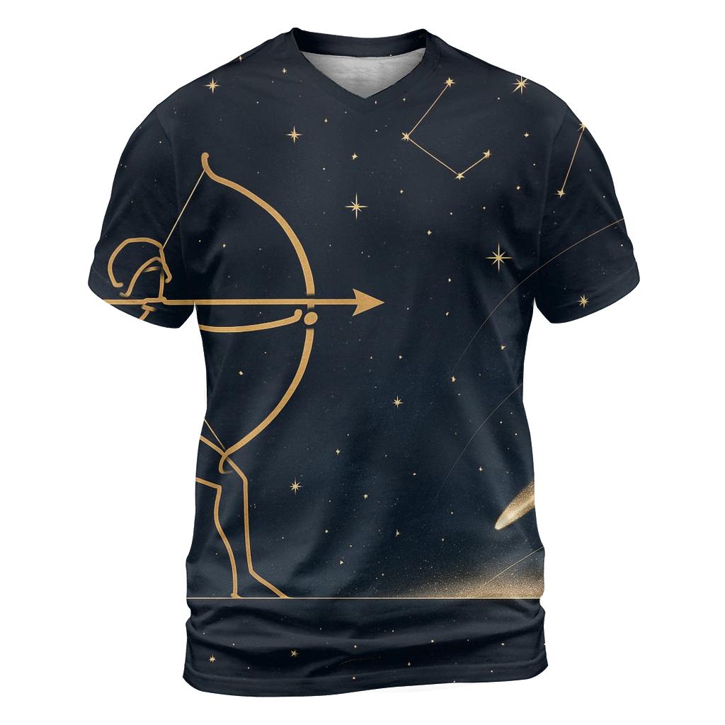 Sagittarius Archer Star Navigator unique graphic print tees