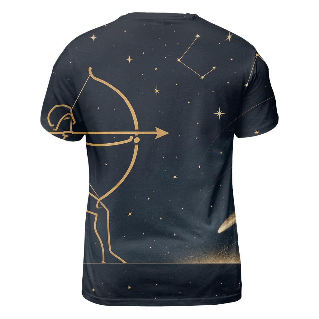 Sagittarius Archer Star Navigator unique graphic print tees