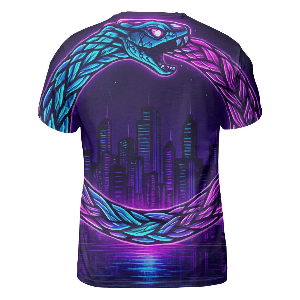 Aurora Circuit Ouroboros unique graphic print tees