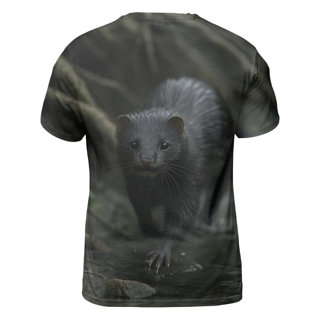 Riparian Hunt American Mink custom all-over print shirts
