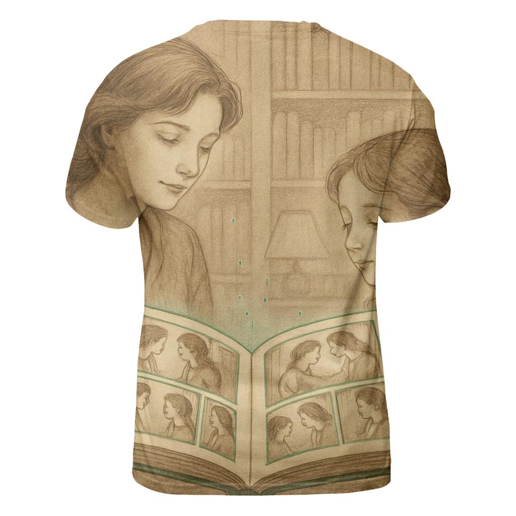 Between The Lines statement graphic shirts