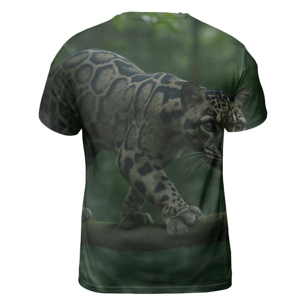 Understory Lantern Clouded Leopard statement graphic shirts