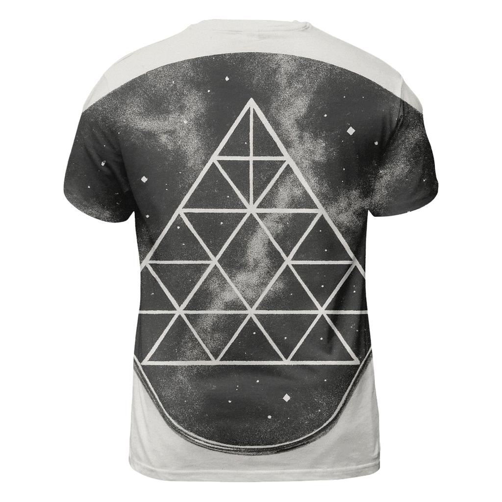 Filter Grid Nebula artistic all-over print tops