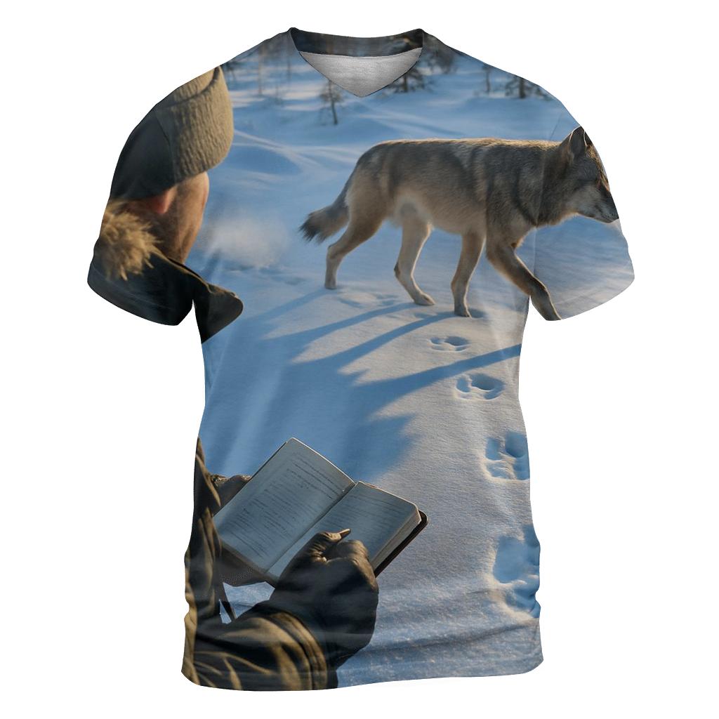 Winter Tracking Study personalized full print shirts