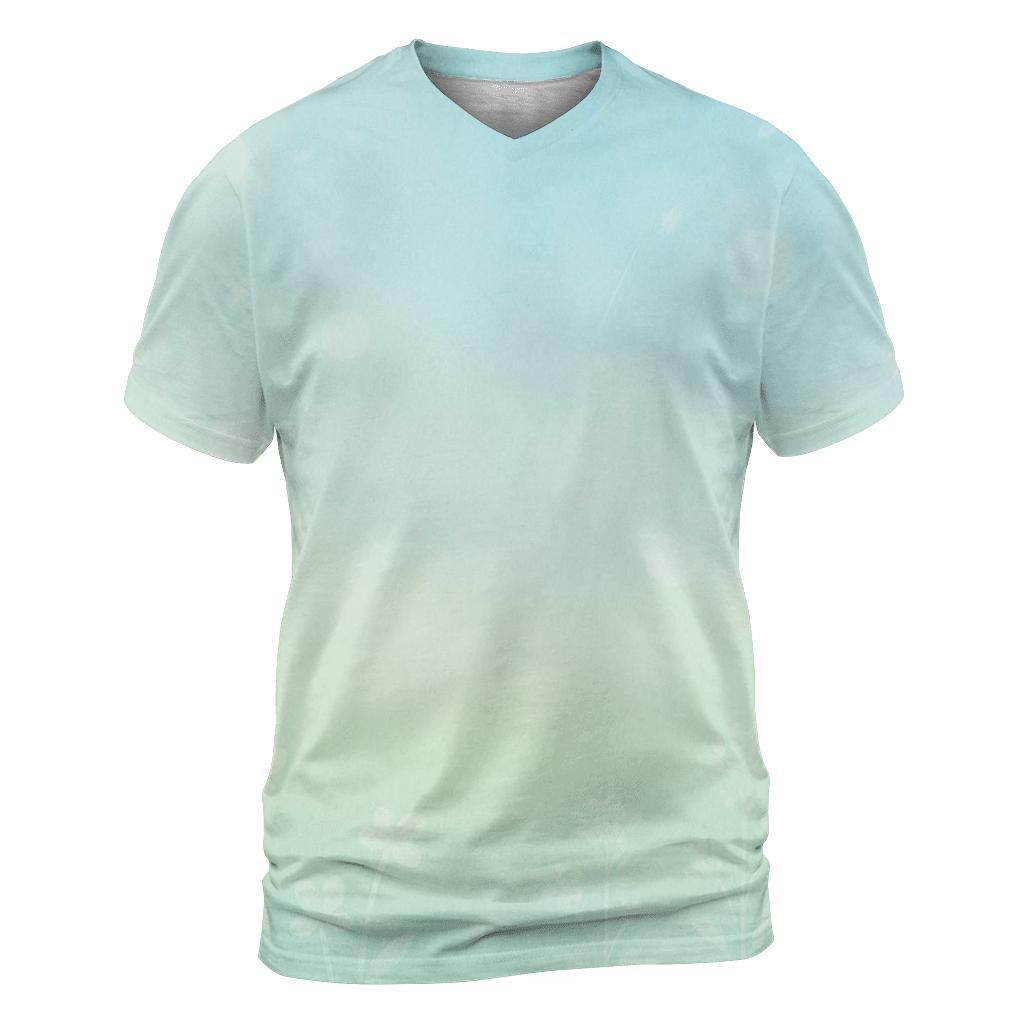 Meadow Sky Drift creative print fashion shirts