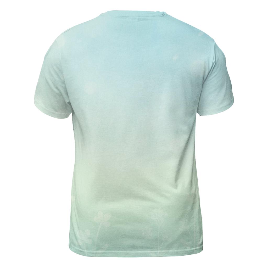Meadow Sky Drift creative print fashion shirts