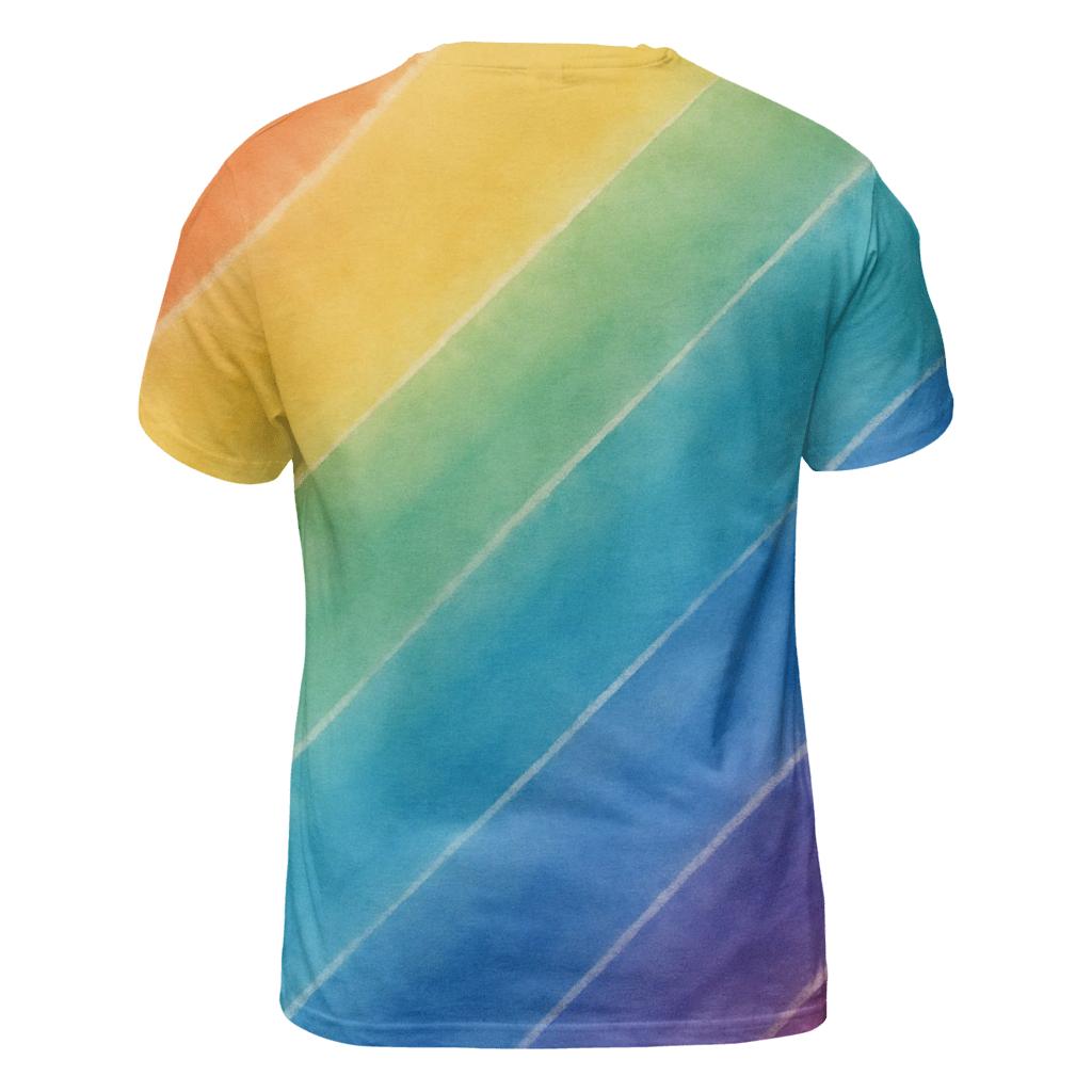 Diagonal Overdye Spectrum personalized full print shirts