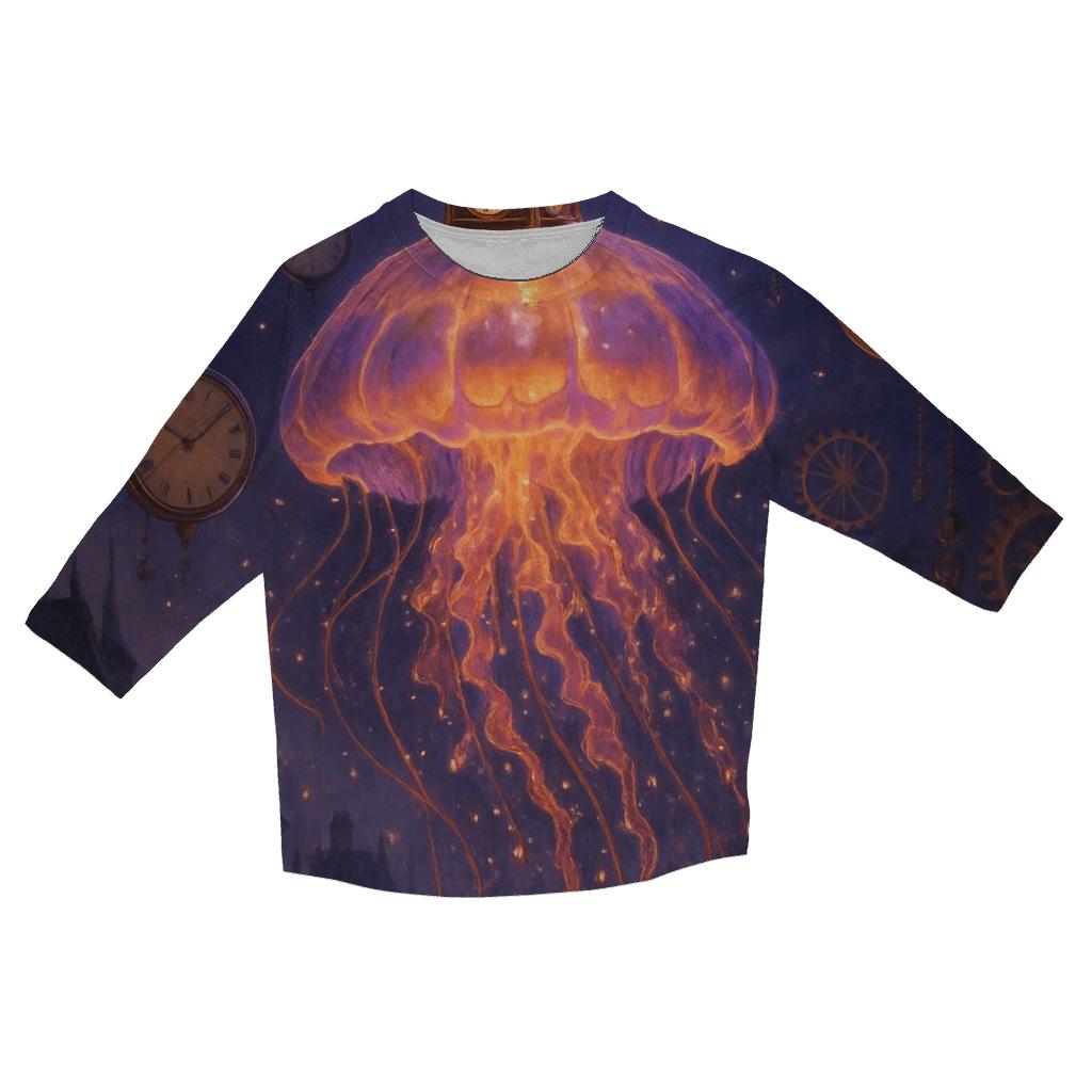 Clocktower Jelly Monarch casual three quarter sleeve shirts