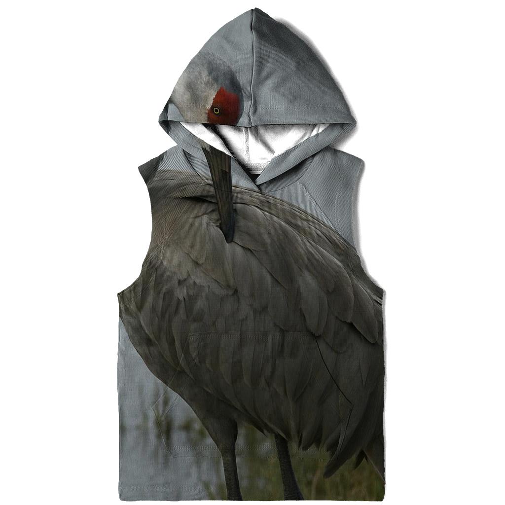 Murmuration Edge Sandhill Crane zip-up hoodies