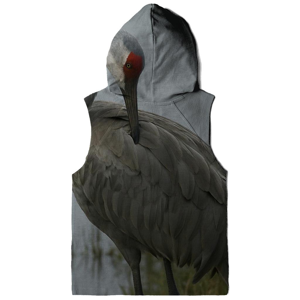 Murmuration Edge Sandhill Crane zip-up hoodies