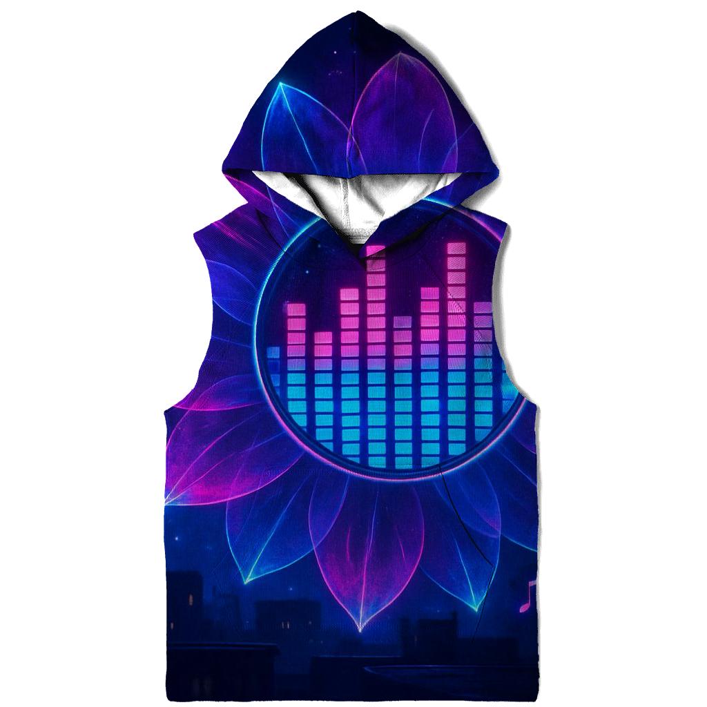 Neon Equalizer Bloom lightweight hoodies