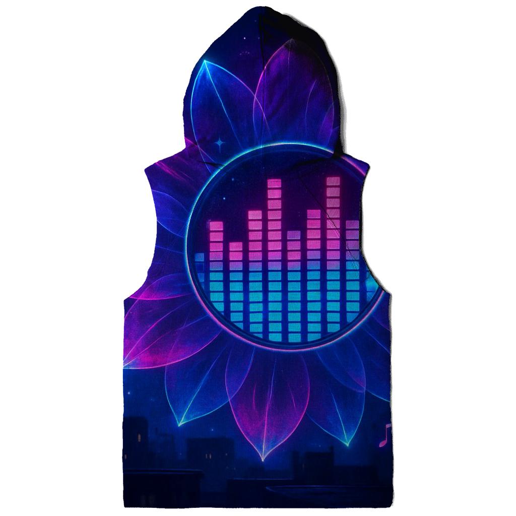 Neon Equalizer Bloom lightweight hoodies
