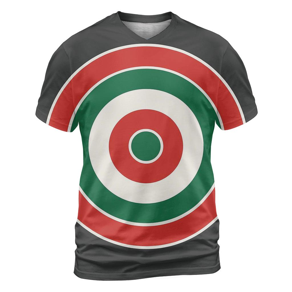 Ornament Ring Circles vibrant all-over design tees
