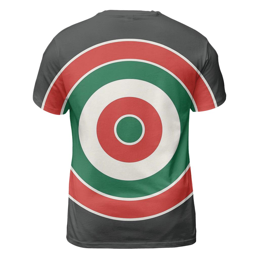 Ornament Ring Circles vibrant all-over design tees