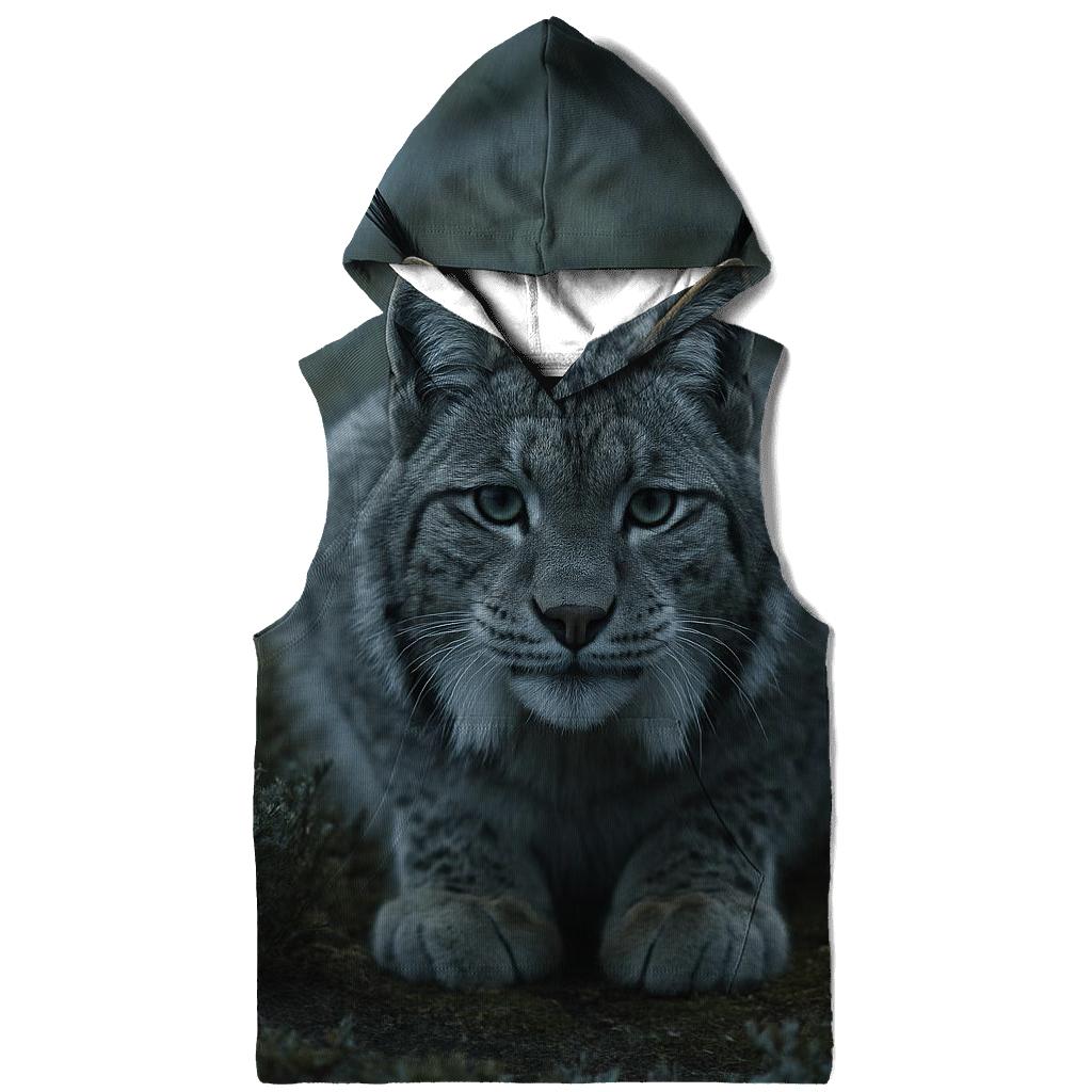 Highland Ambush Eurasian Lynx heavyweight hoodies