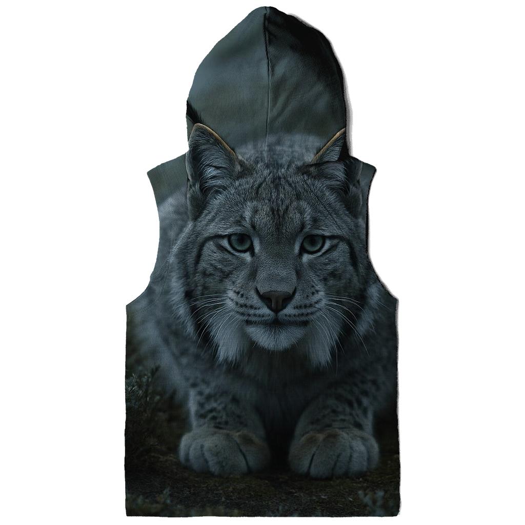 Highland Ambush Eurasian Lynx heavyweight hoodies