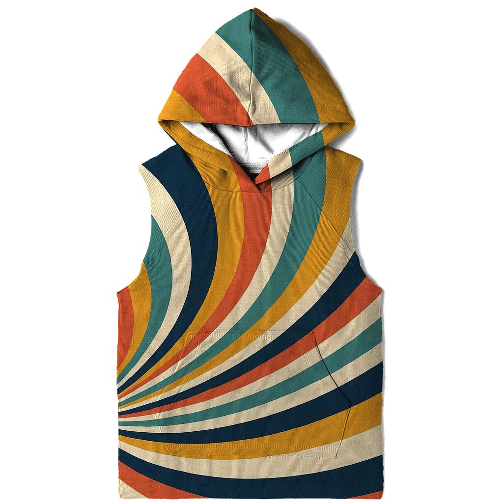 Groove Wave Rainbow designer hoodies