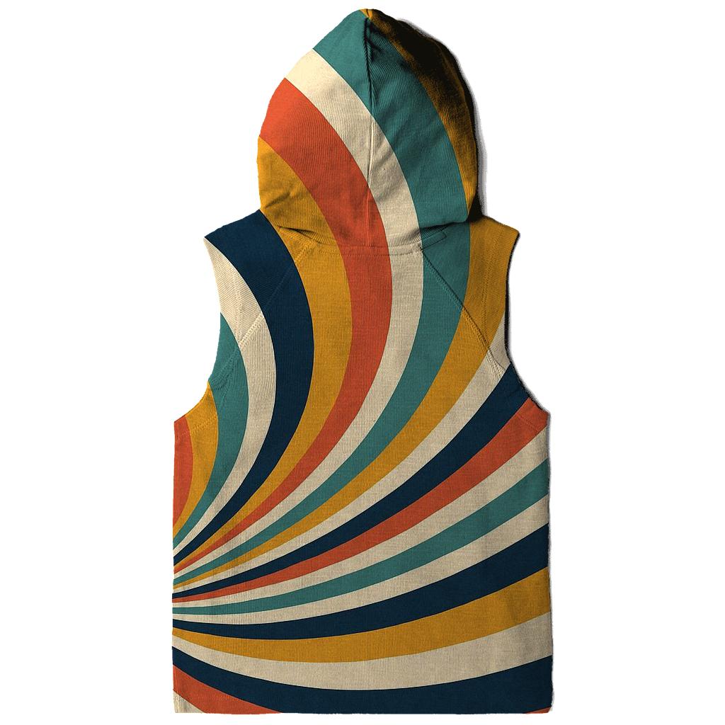 Groove Wave Rainbow designer hoodies