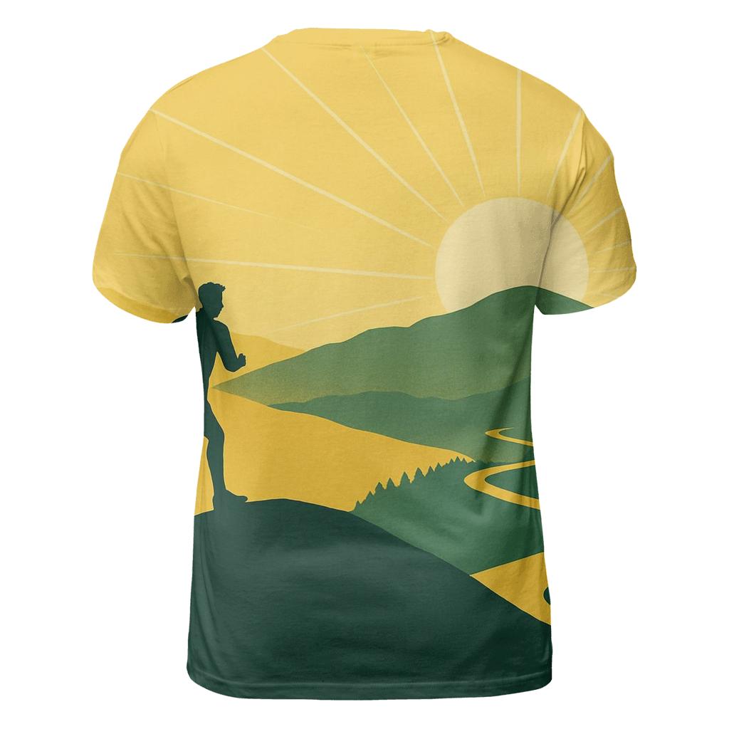 Trail Running Sunline vibrant all-over design tees