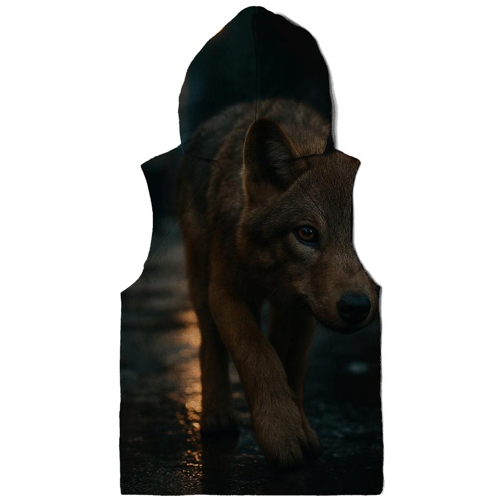 Urban Edge Wolf At Night pullover hoodies