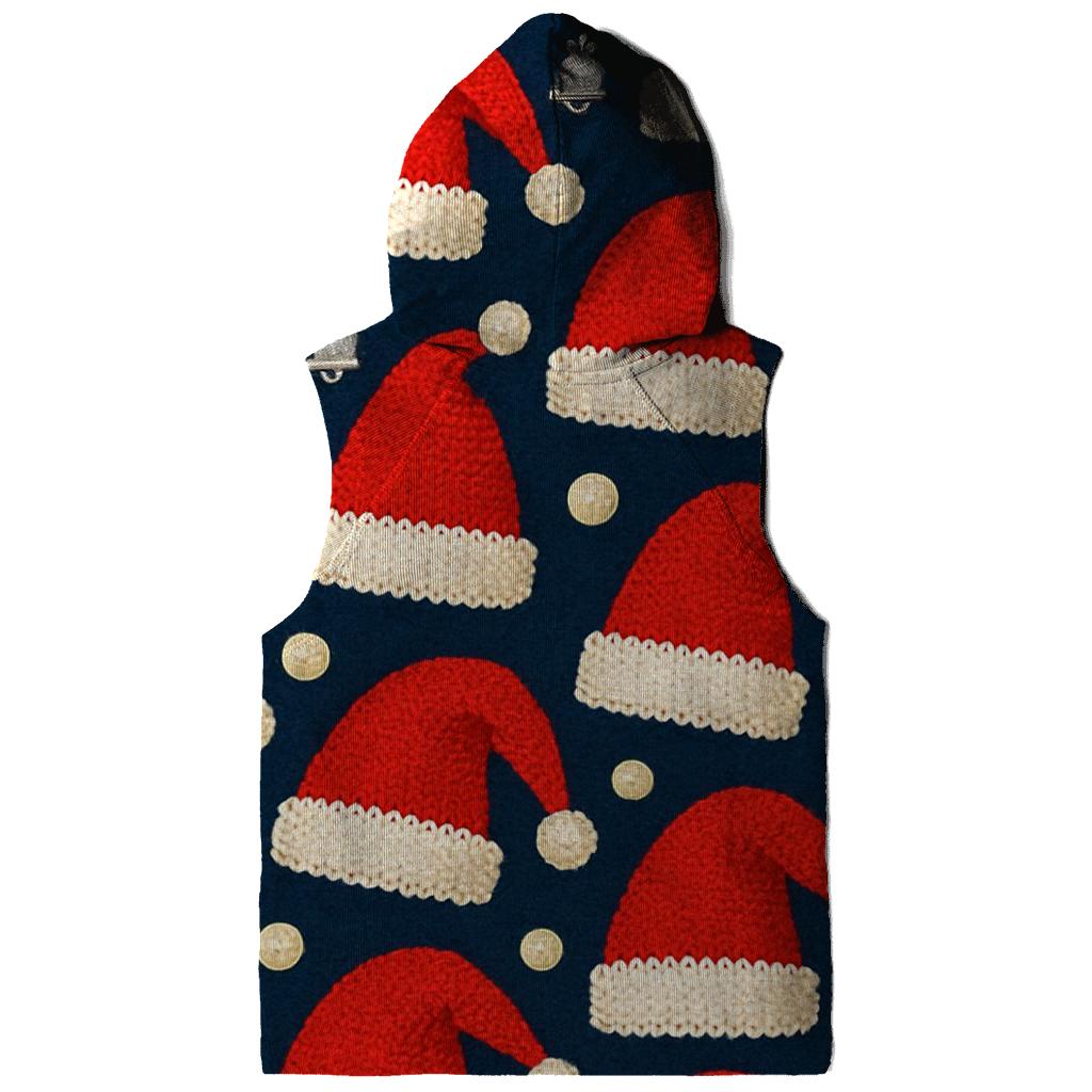 Santa Hat Scatter Bands Design hoodie styles