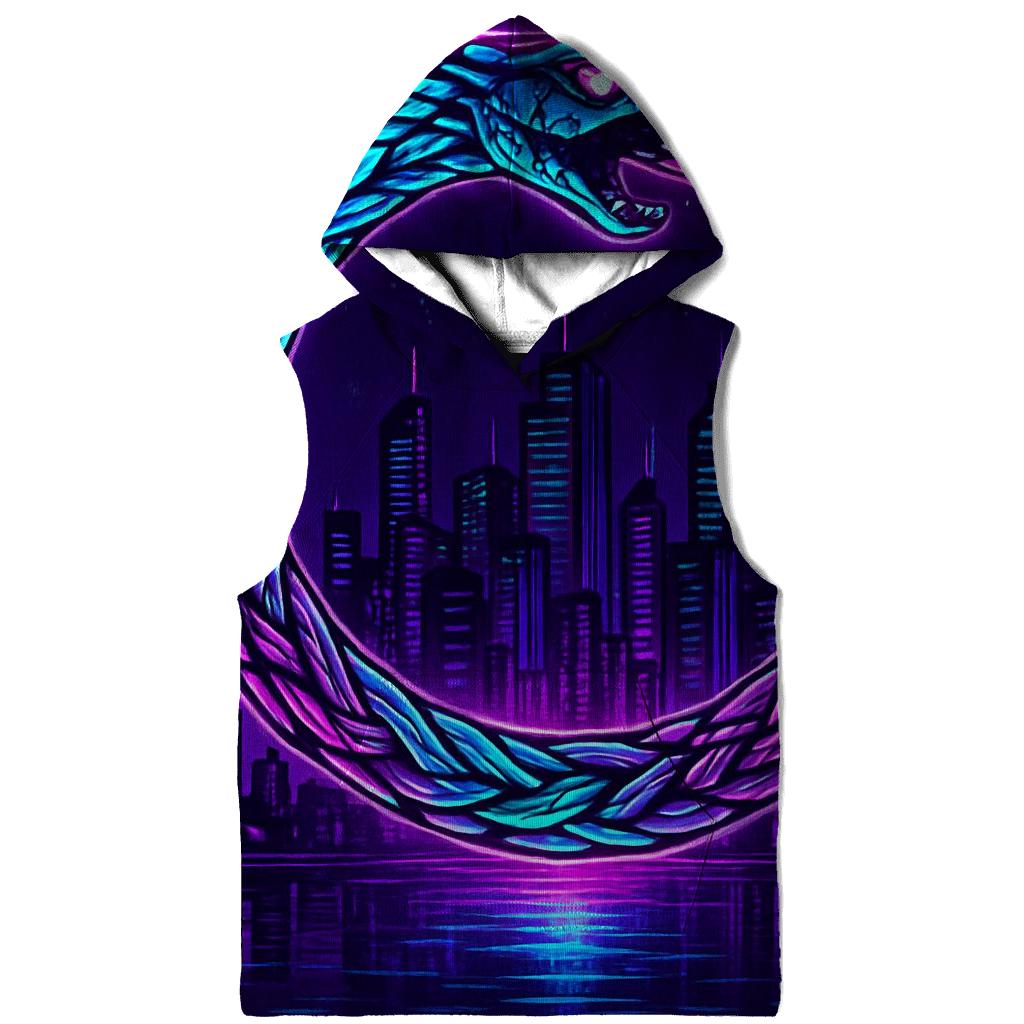 Aurora Circuit Ouroboros premium hoodies