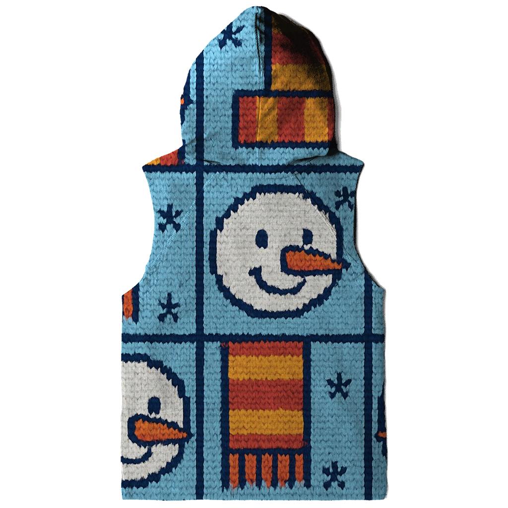Snowman Scarf Grid Design hoodie trends
