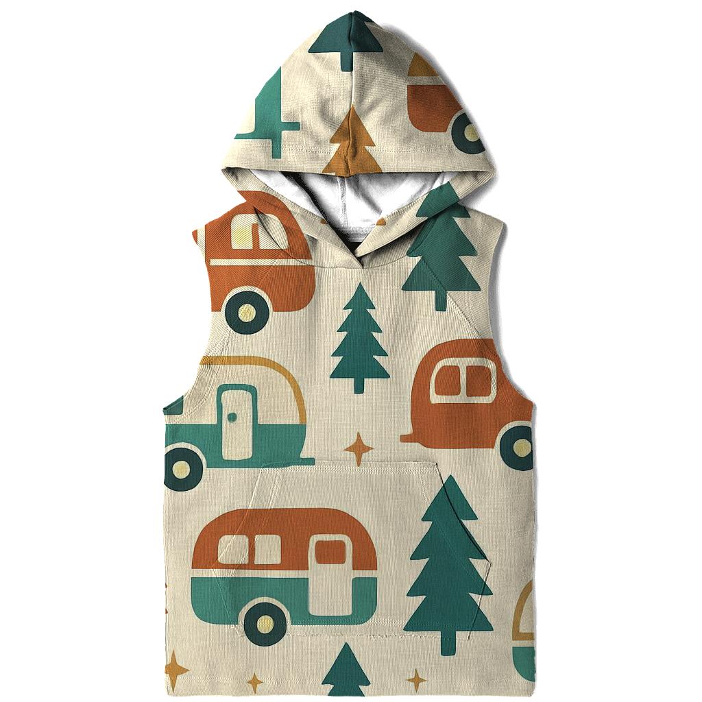Starlit Camper Pattern designer hoodies