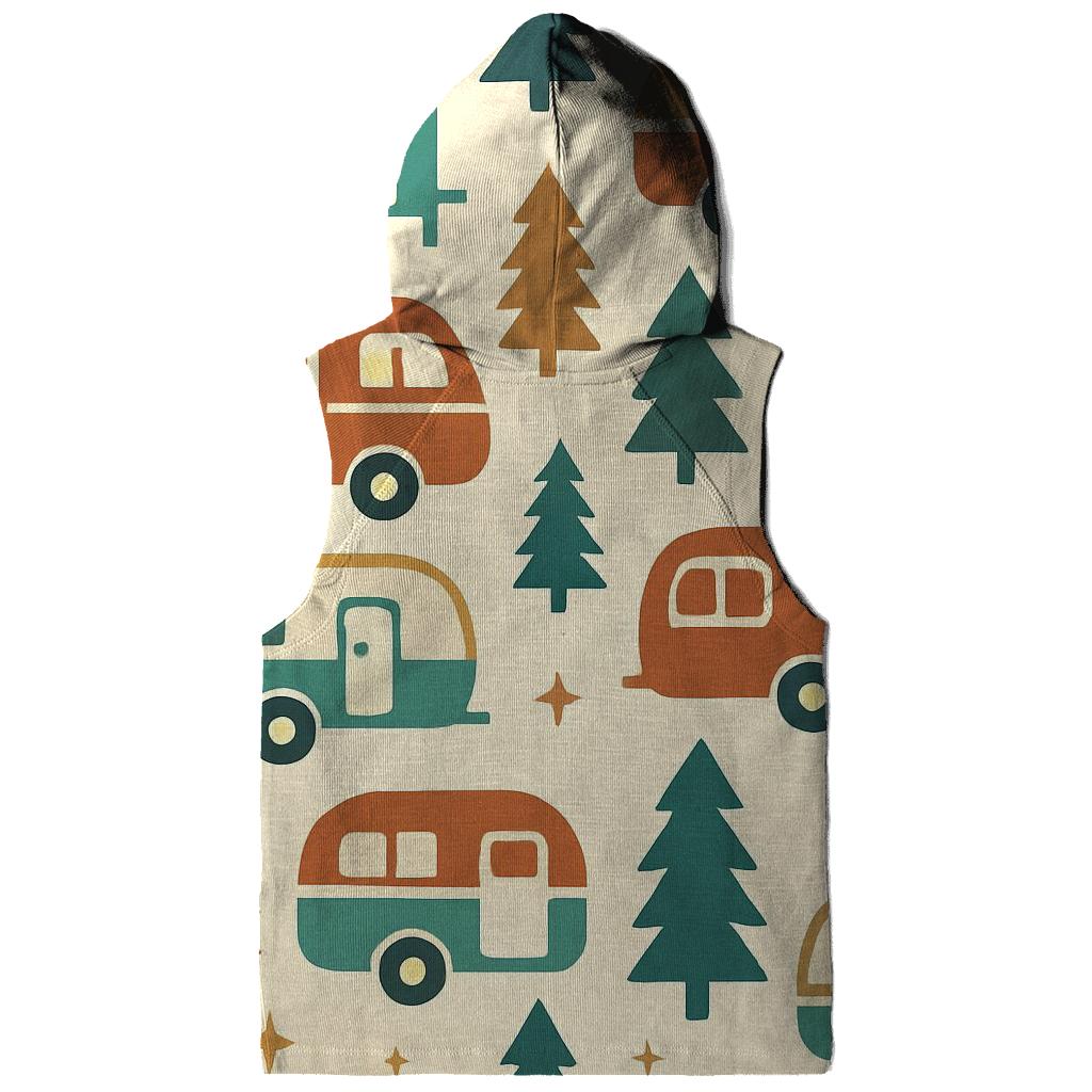 Starlit Camper Pattern designer hoodies